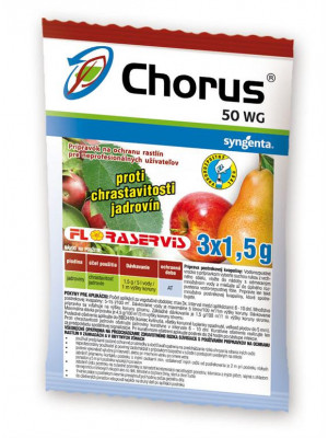 Chorus 50 WG 3 x 1,5 g proti chrastavitosti jadrovín