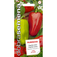 Dobra paprika zeleninová sladká- Rubinová  0,5 g , na pole