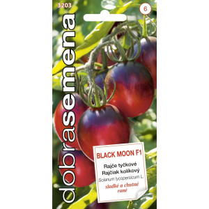 Dobra Rajčiak kolíkový  -Black moon F1 10 semien - koktejlový