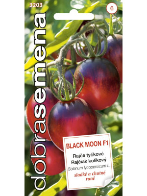 Dobra Rajčiak kolíkový  -Black moon F1 10 semien - koktejlový