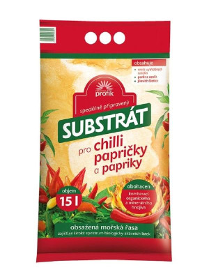 Profík substrát pre chilli papriky a papriky 15 l