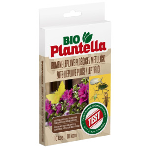 Bio Plantella žlté lepové dosky 10 ks /bal na ochranu izbových rastlín