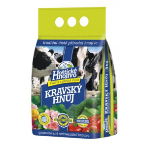 Hoštický Kravský hnoj 3 kg granulovaný