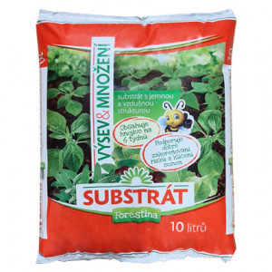 Substrát na Výsev a množenie Standart 10 l Forestina