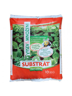 Substrát na Výsev a množenie Standart 10 l Forestina