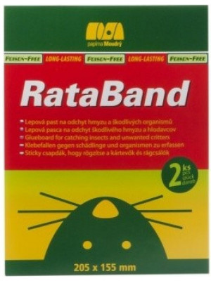 RataBand lepová pasca na hlodavce a hmyz 20,5 x 15,5 cm