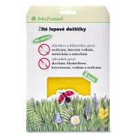 BIOTOMAL Žlté lepové dosky 6 ks 