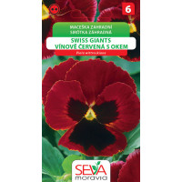 Seva Sirôtka Záhradná - Swiss Giants vínovo červená s okom