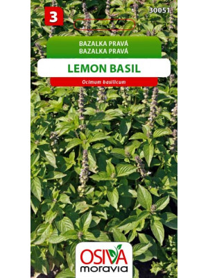 Seva Bazalka pravá -  Lemon Basil 0,3 g