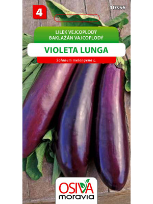 Seva Baklažán vajcoplodý  - Violetta Lunga 3 0,8 g