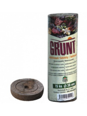 Jiffy Grunt rašelinové tabletky 38 mm/15 ks v balení