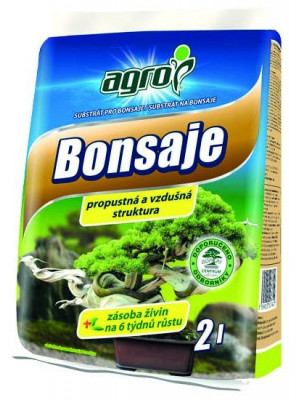 Agro substrát na bonsaje 2 l